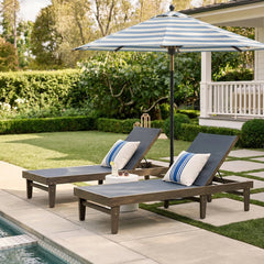 Room | The Wulfern Anokoufonisi Mesh Chaise Lounge Set in a styled room