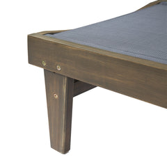 Detail | Close view of the Wulfern Anokoufonisi Mesh Chaise Lounge Set