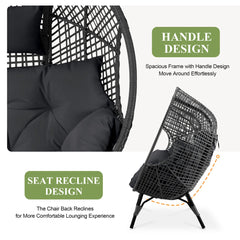 Detail | Close view of the Wulfern Antikeria Double Egg Chair Set