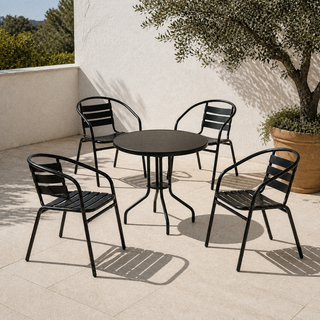 Wulfern Anydros Stacking Patio Chairs Set of 4