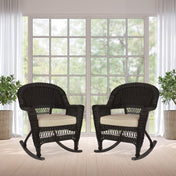 Wulfern Arkesini Wicker Rocking Chair