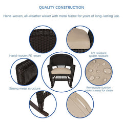 Detail | The Wulfern Arkesini Wicker Rocking Chair