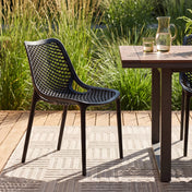 Wulfern Despotiko Perforated Dining Chairs