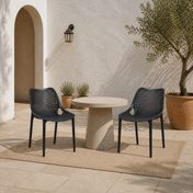 Wulfern Despotiko Perforated Dining Chairs