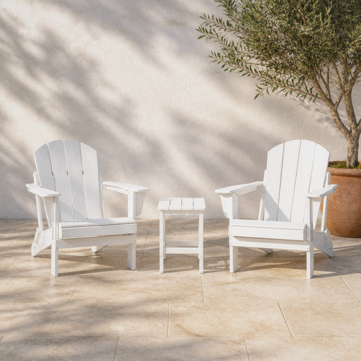Wulfern Donousa Adirondack Chair & Table Set
