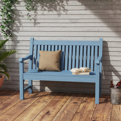 Room | The Wulfern Drima Poly Lumber Garden Bench in a styled room