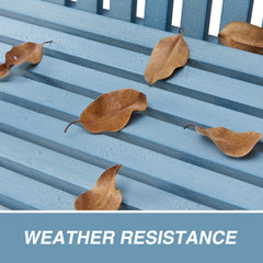Texture | Close view of the Wulfern Drima Poly Lumber Garden Bench