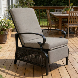 Wulfern Eschati Reclining Patio Lounge Chair