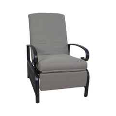 Angle | Three-quarter view of the Wulfern Eschati Reclining Patio Lounge Chair