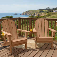 Room | The Wulfern Fagrou Folding Adirondack Set in a styled room