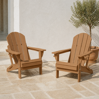 Wulfern Fagrou Folding Adirondack Set
