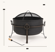 Dimensions | Fire pit dimensions: 34 in W, 34 in D, and 23 in H