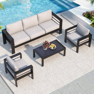 Wulfern Folegandros Aluminum Conversation Set