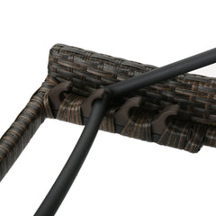 Detail | Close view of the Wulfern Ftena Wicker Chaise Lounge