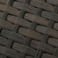 Texture | true close-up of the dark brown flat woven wicker basket pattern