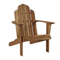 Angle | Three-quarter view of the Wulfern Gavrion Adirondack Chair & Ottoman