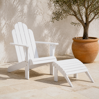 Wulfern Gavrion Adirondack Chair & Ottoman