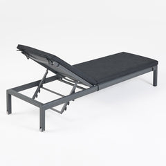 Angle | Three-quarter view of the Wulfern Glaronisi Reclining Chaise Lounge Set