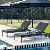 Wulfern Glaronisi Reclining Chaise Lounge Set