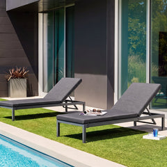 Room | The Wulfern Glaronisi Reclining Chaise Lounge Set in a styled room