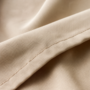 Texture | close view of Sand polyester canopy weave and stitched hem