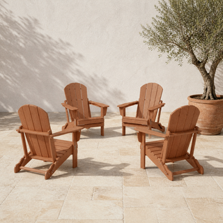 Wulfern Iraklia Folding Adirondack Set