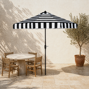 Wulfern Karavi Cabana Stripe Market Umbrella