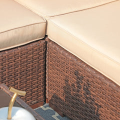 Detail | Close view of the Wulfern Katapola 4-Person Modular Patio Conversation Set