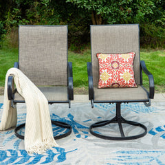 Room | The Wulfern Kinaros Swivel Dining Chair Set in a styled room