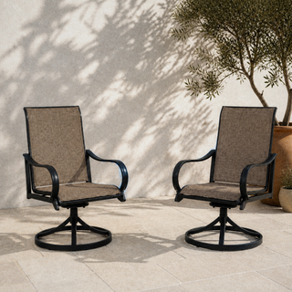 Wulfern Kinaros Swivel Dining Chair Set