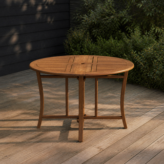 Wulfern Kitriani Folding Eucalyptus Dining Table