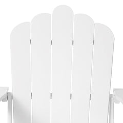 Detail | Close view of the Wulfern Levitha 3-Piece Adirondack Set