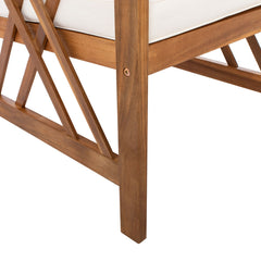 Detail | Close view of the Wulfern Makra Acacia Conversation Set