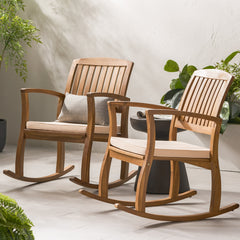 Room | The Wulfern Ofidoussa Rocking Chairs, Set of 2 in a styled room
