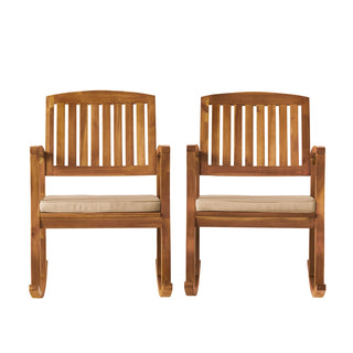 Wulfern Ofidoussa Rocking Chairs, Set of 2