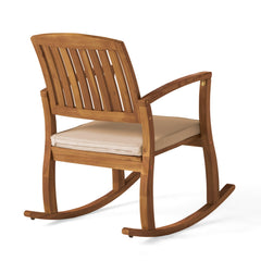 Angle | Three-quarter view of the Wulfern Ofidoussa Rocking Chairs, Set of 2