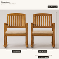 Dimensions | two-chair plate with 24 inch width, 33.25 inch depth and 33.7 inch height labels