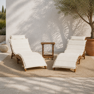 Wulfern Ortholithos Folding Chaise Lounge Set