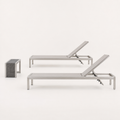 Side studio | both reclining chaise lounge profiles and the separate cantilever side table