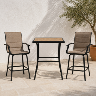 Wulfern Pachia 3-Piece Bar Height Dining Set