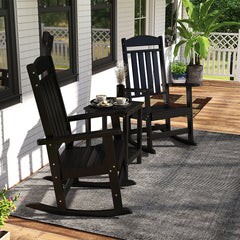 Room | The Wulfern Piperi Poly Rocking Chairs, Set of 2 in a styled room