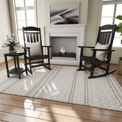 Room | The Wulfern Piperi Poly Rocking Chairs, Set of 2 in a styled room