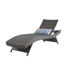 Angle | Three-quarter view of the Wulfern Psathoura Folding Chaise Lounge Set