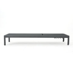 Side | Side view of the Wulfern Saliagos Reclining Sling Chaise Lounge Set of 4