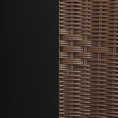 Texture | Close view of the Wulfern Sikinos Stacking Rattan Dining Chairs