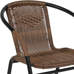 Detail | Close view of the Wulfern Sikinos Stacking Rattan Dining Chairs
