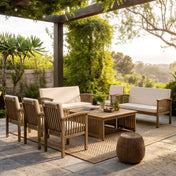 Wulfern Telendos 8-Person Conversation Set