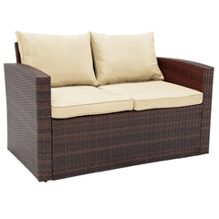 Detail | The Wulfern Tragonisi 5-Piece Wicker Conversation Set