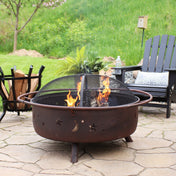 Wulfern Trypiti Star-Cut Wood-Burning Fire Pit