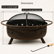 Dimensions | dimensions diagram showing 41.5 inch overall diameter and 23 inch overall height